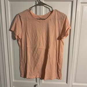 PINK Victoria's Secret Light Coral Short Sleeve Tee
